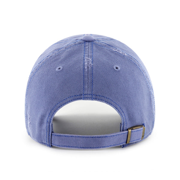 Pictured is this MLB Los Angeles Dodgers Weathered ’47 CLEAN UP cap in blue. 2