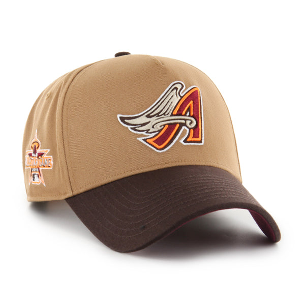 Pictured is this MLB Los Angeles Angels Sure Shot ’47 MVP cap in beige/khaki. 1
