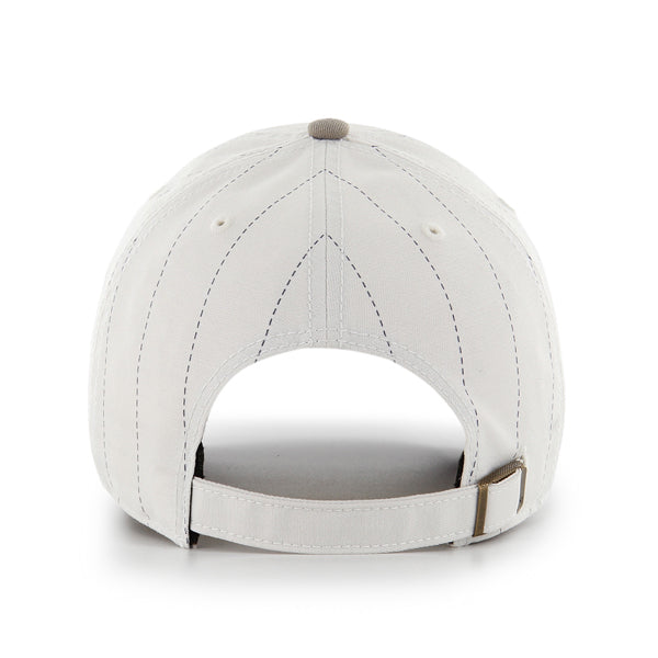 Pictured is this MLB New York Yankees Cooperstown Graphic Pinstripe ’47 CLEAN UP cap in white. 3