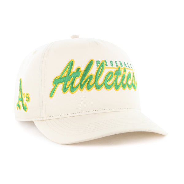 Pictured is this MLB Oakland Athletics Cooperstown Brushmark ’47 HITCH cap in natural. 1