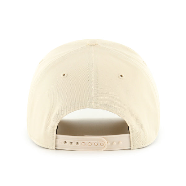 Pictured is this MLB New York Yankees Cooperstown Sure Shot ’47 MVP cap in natural. 2
