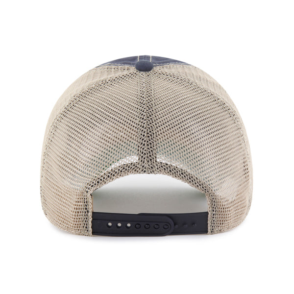 Pictured is this Collegiate Notre Dame Fighting Irish Tuscaloosa ’47 CLEAN UP cap in navy. 2