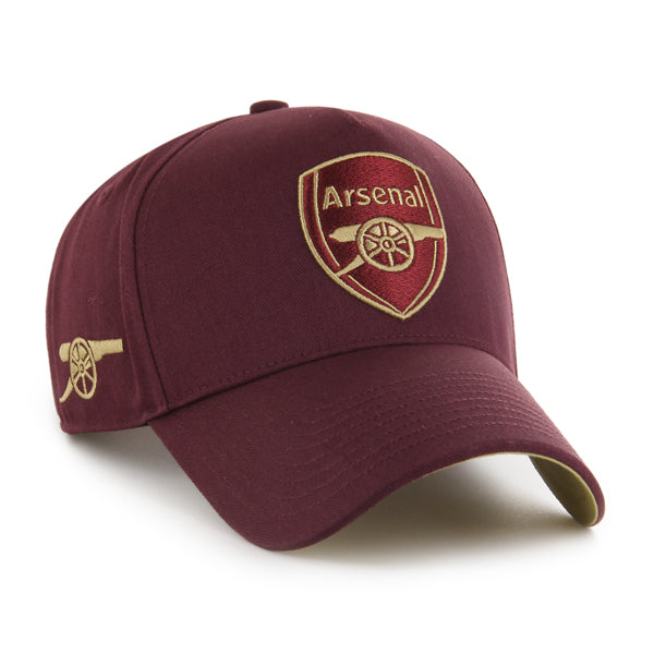 Pictured is this Arsenal FC Sure Shot ’47 MVP cap in dark red. 1