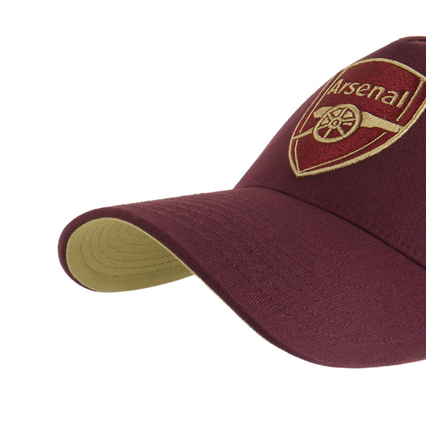 Pictured is this Arsenal FC Sure Shot ’47 MVP cap in dark red. 5