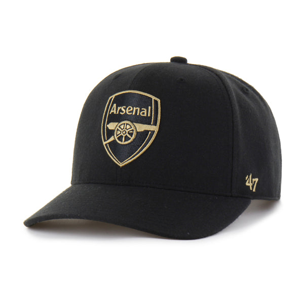 Pictured is this Arsenal FC Sure Shot ’47 MVP cap in black. 4