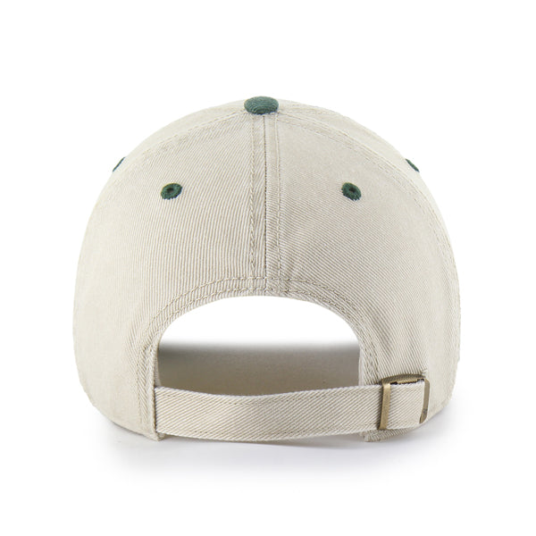 Pictured is this NFL New York Jets Breaking Trail ’47 CLEAN UP cap in natural. 2