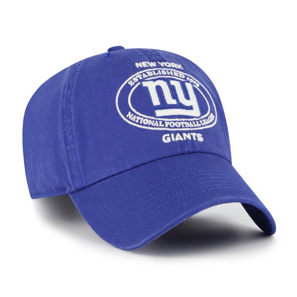 Pictured is this NFL New York Giants Circle Tone ’47 CLEAN UP cap in blue. 2