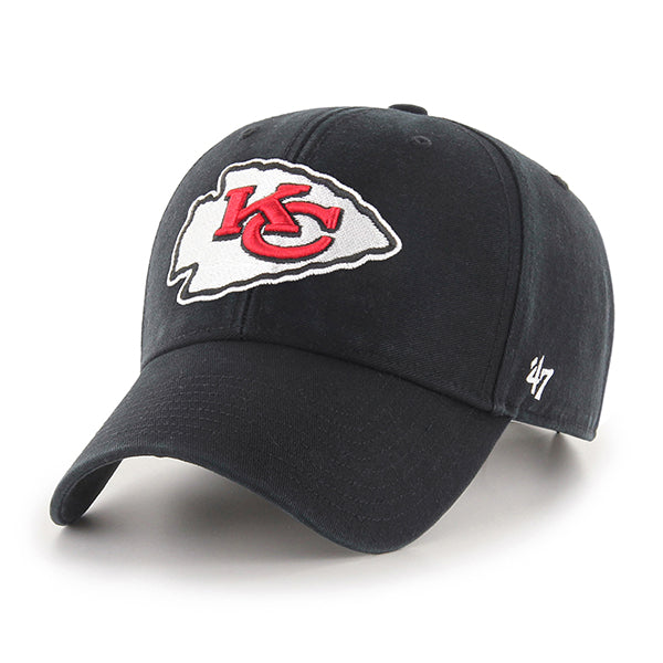 Pictured is this NFL Kansas City Chiefs Legend ’47 MVP cap in black. 1