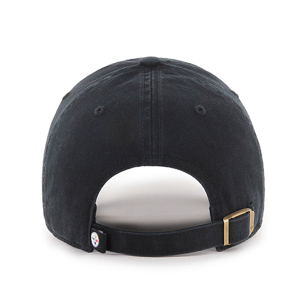 Pictured is this NFL Pittsburgh Steelers ’47 CLEAN UP cap in black. 2