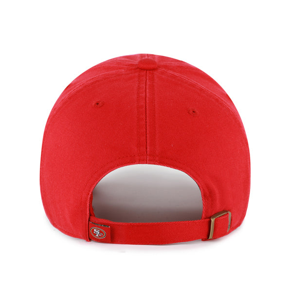 Pictured is this NFL San Francisco 49ers ’47 CLEAN UP cap in dark red. 3