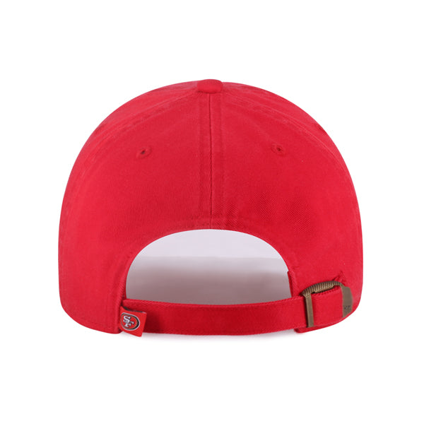 Pictured is this NFL San Francisco 49ers ’47 CLEAN UP cap in dark red. 3