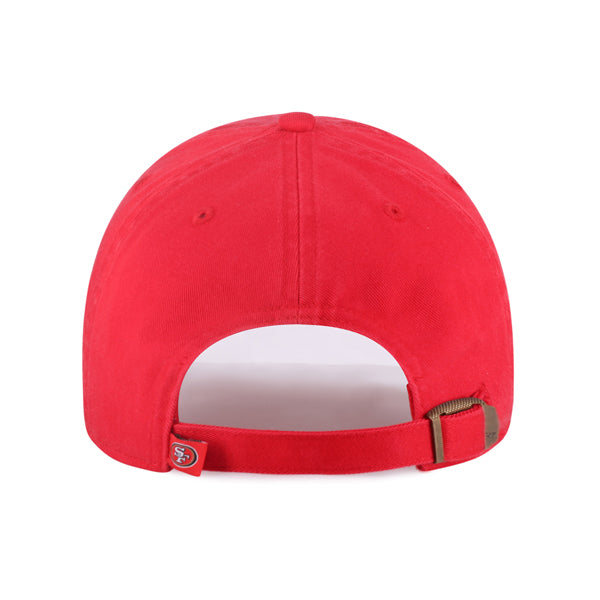 Pictured is this NFL San Francisco 49ers ’47 CLEAN UP cap in dark red. 3
