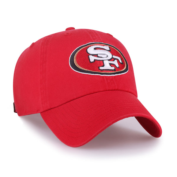 Pictured is this NFL San Francisco 49ers ’47 CLEAN UP cap in dark red. 2