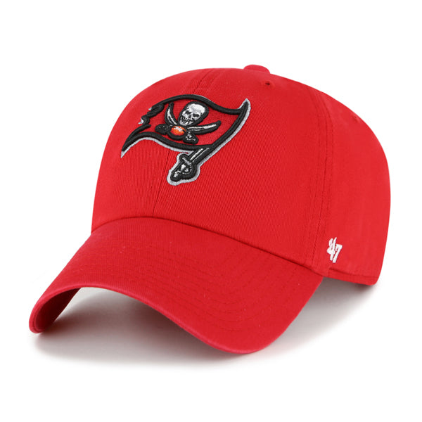 Pictured is this NFL Tampa Bay Buccaneers ’47 CLEAN UP cap in red. 1