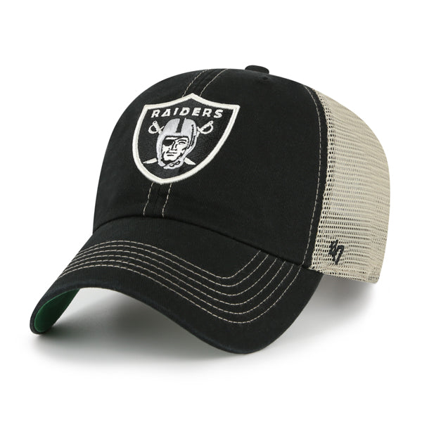Pictured is this NFL Las Vegas Raiders Trawler ’47 CLEAN UP cap in black. 1