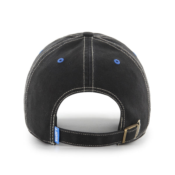Pictured is this Les Deux X NFL Contrast Stitch Detroit Lions ’47 CLEAN UP cap in black. 4