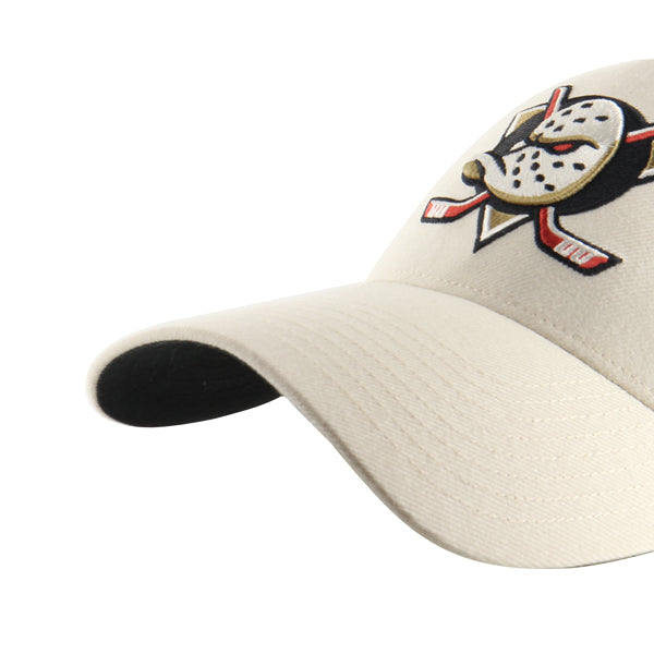 Pictured is this NHL Anaheim Ducks Ballpark ’47 OFFSIDE DT cap in natural. 3