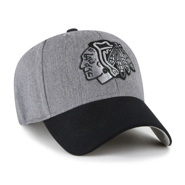 Pictured is this NHL Chicago Blackhawks Granite ’47 MVP cap in dark grey. 2