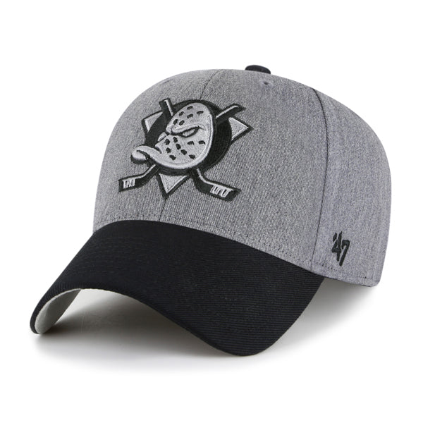 Pictured is this NHL Anaheim Ducks Granite ’47 MVP cap in dark grey. 1