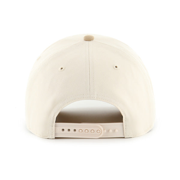 Pictured is this NHL Edmonton Oilers Sure Shot ’47 MVP cap in natural. 2