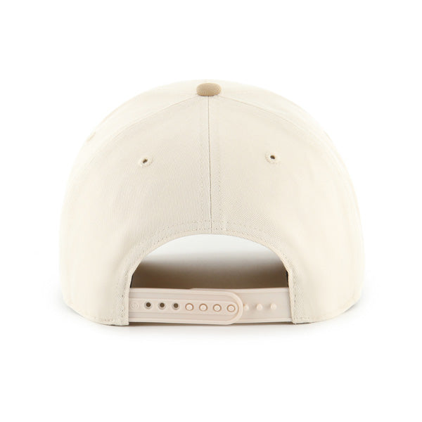 Pictured is this NHL Toronto Maple Leafs Contrast Sure Shot ’47 MVP cap in natural. 2