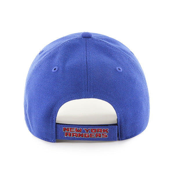 Pictured is this NHL New York Rangers ’47 MVP cap in blue. 2