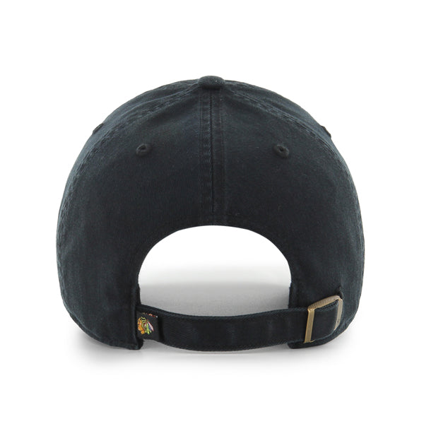 Pictured is this NHL Chicago Blackhawks ’47 CLEAN UP cap in black. 2