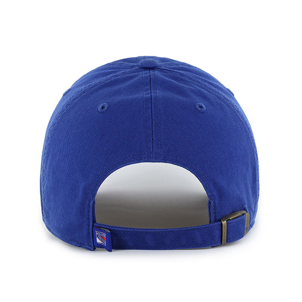 Pictured is this NHL New York Rangers ’47 CLEAN UP cap in blue. 2