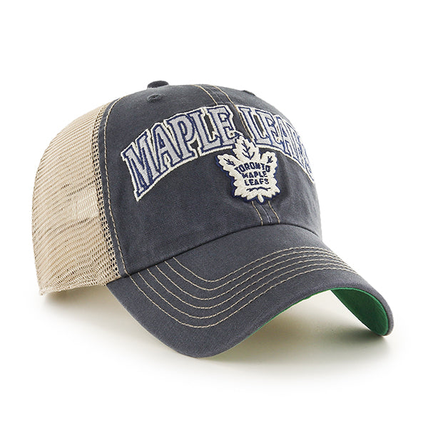 Pictured is this NHL Toronto Maple Leafs Tuscaloosa ’47 CLEAN UP cap in navy. 3
