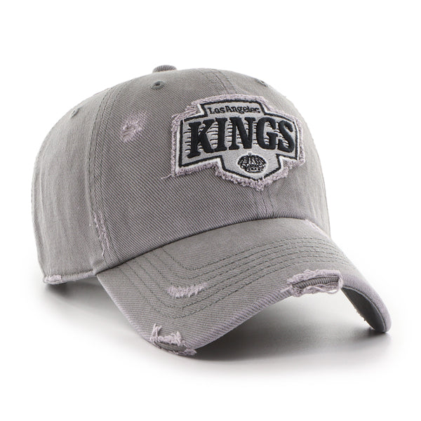 Pictured is this NHL Los Angeles Kings Weathered ’47 CLEAN UP cap in dark grey. 3