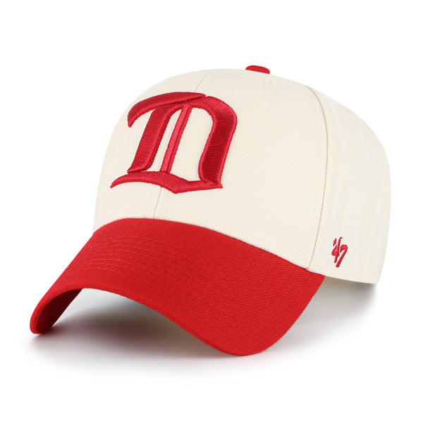 Pictured is this NHL Detroit Red Wings Sure Shot ’47 MVP cap in natural. 2