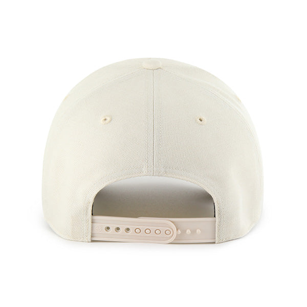 Pictured is this NHL Vancouver Canucks Ballpark ’47 OFFSIDE DT cap in sandstorm. 2