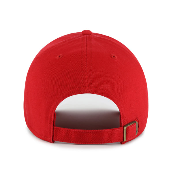 Pictured is this NHL Detroit Red Wings Legend ’47 MVP cap in dark red. 3