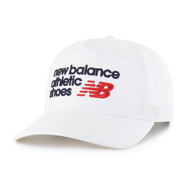 Pictured is this New Balance Branded ’47 HITCH cap in white. 1