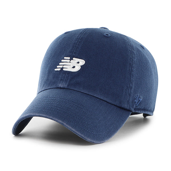 Pictured is this New Balance Core ’47 CLEAN UP cap in navy. 1