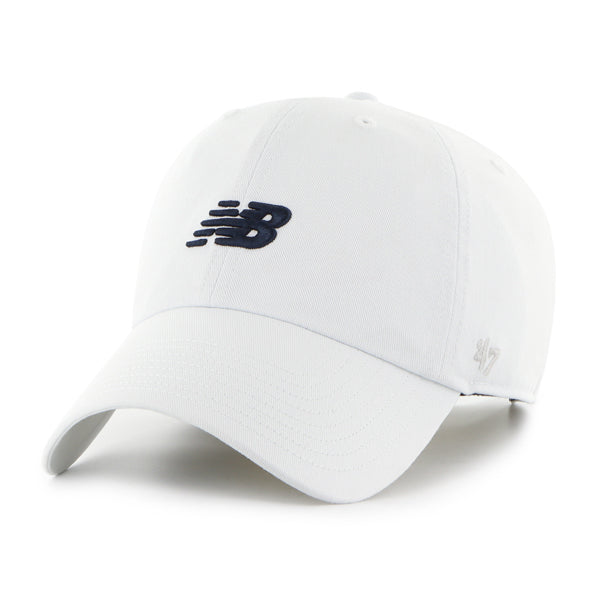 Pictured is this New Balance Core ’47 CLEAN UP cap in navy. 1