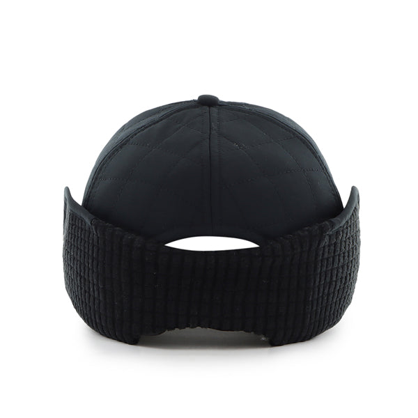 Pictured is this New Balance BRRR Pro Earflap ’47 CLEAN UP cap in black. 4