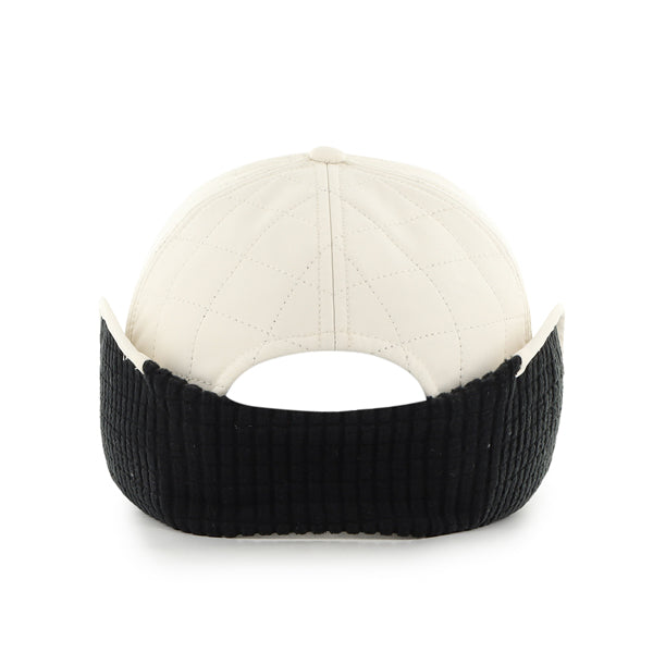 Pictured is this New Balance BRRR Pro Earflap ’47 CLEAN UP cap in cream. 4