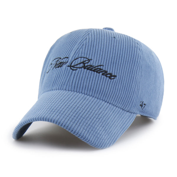 Pictured is this New Balance Cord ’47 CLEAN UP cap in blue. 1