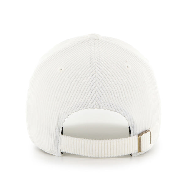 Pictured is this New Balance Cord ’47 CLEAN UP cap in white. 2