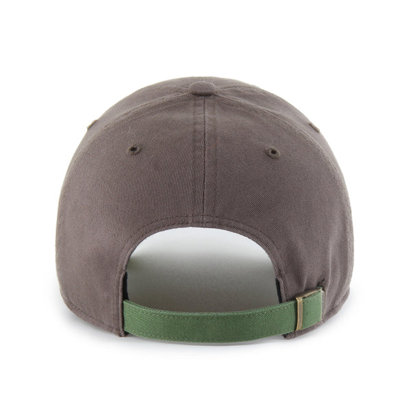 Pictured is this New Balance Core ’47 CLEAN UP cap in brown and green. 2