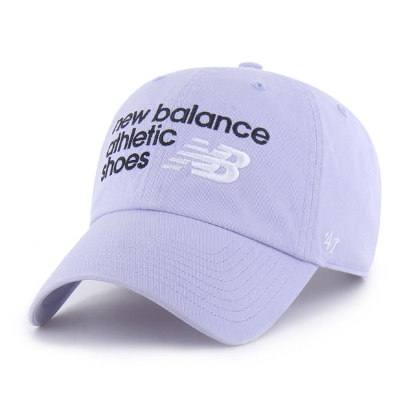 Pictured is this New Balance Branded ’47 CLEAN UP cap in pastel purple. 1