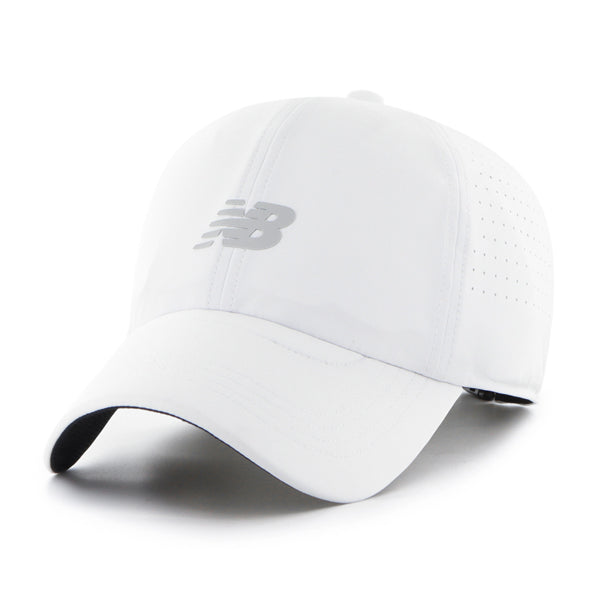 Pictured is this New Balance Reflect BRRR Pro ’47 CLEAN UP cap in white. 1