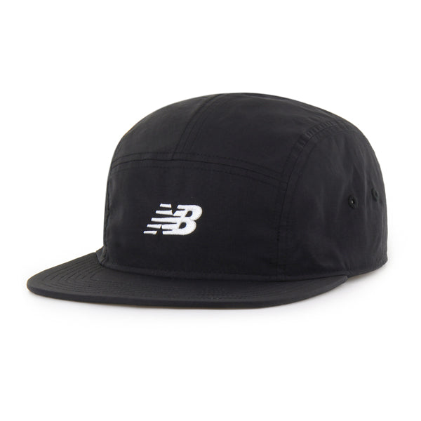 Pictured is this New Balance BRRR ’47 FIVE PANEL cap in black. 1