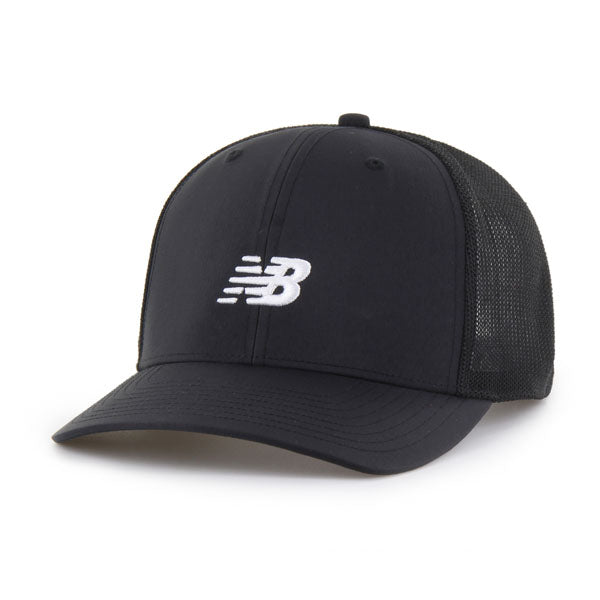 Pictured is this New Balance BRRR ’47 TRUCKER cap in black. 1