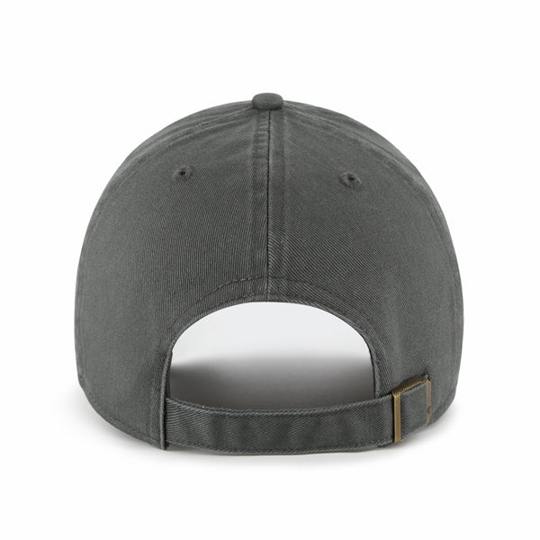 Pictured is this Peace Icon Base Runner '47 CLEAN UP cap in dark grey. 2