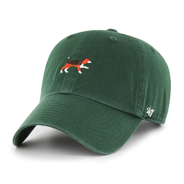 Pictured is this Dog Icon Beagle Base Runner '47 CLEAN UP cap in green. 1