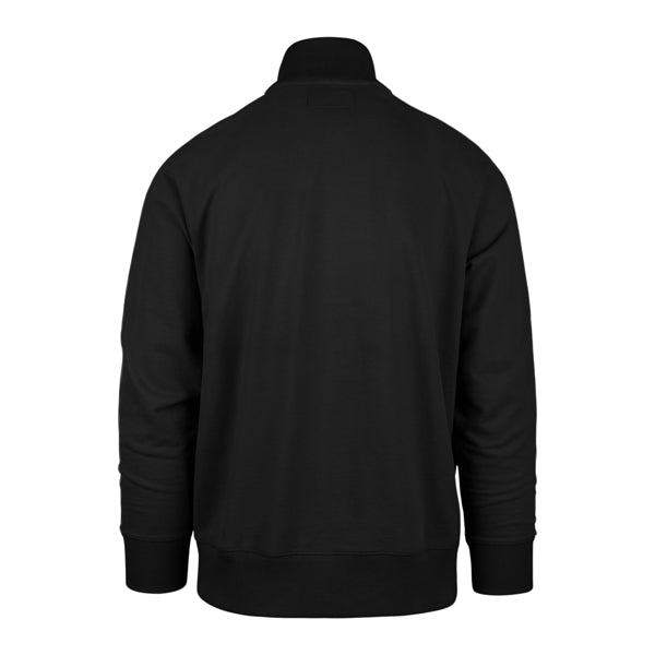 The model is wearing this MLB New York Yankees Islington ’47 Track Jacket in black. 2