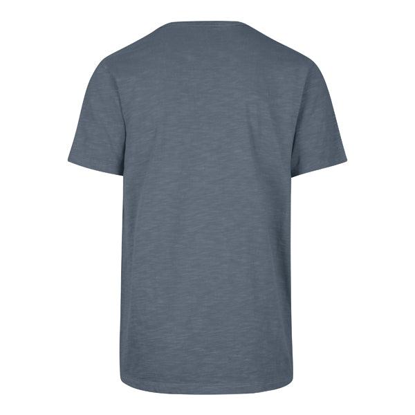 The model is wearing this MLB New York Yankees Dunmoure ’47 Heavy Slub T-Shirt in grey. 2