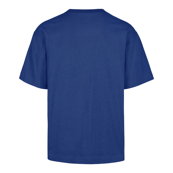 The model is wearing this MLB New York Mets 86 ’47 Foundation T-Shirt in blue. 2